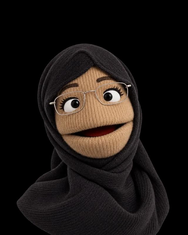 An illustrated portrait of Zainab